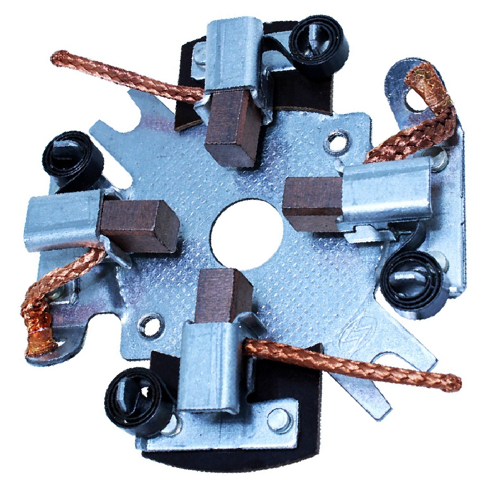 Porta Escovas para Motor de Partida com 4 Escovas - Unifap - 1.101/4