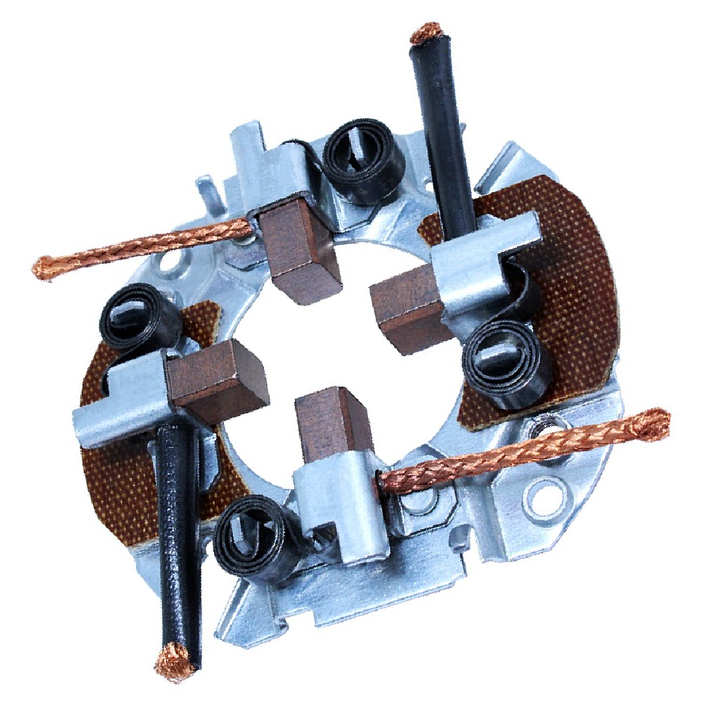 Porta Escovas para Motor de Partida com 4 Escovas para Hyundai Accent - Unifap - 1.159/4
