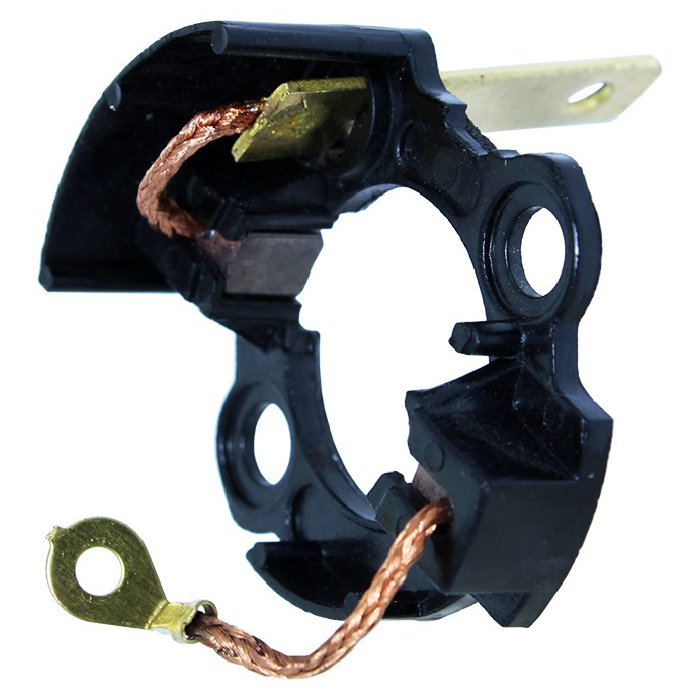 Porta Escovas para Motor de Partida com 2 Escovas para Honda Biz 100 - Unifap - 9.906/2