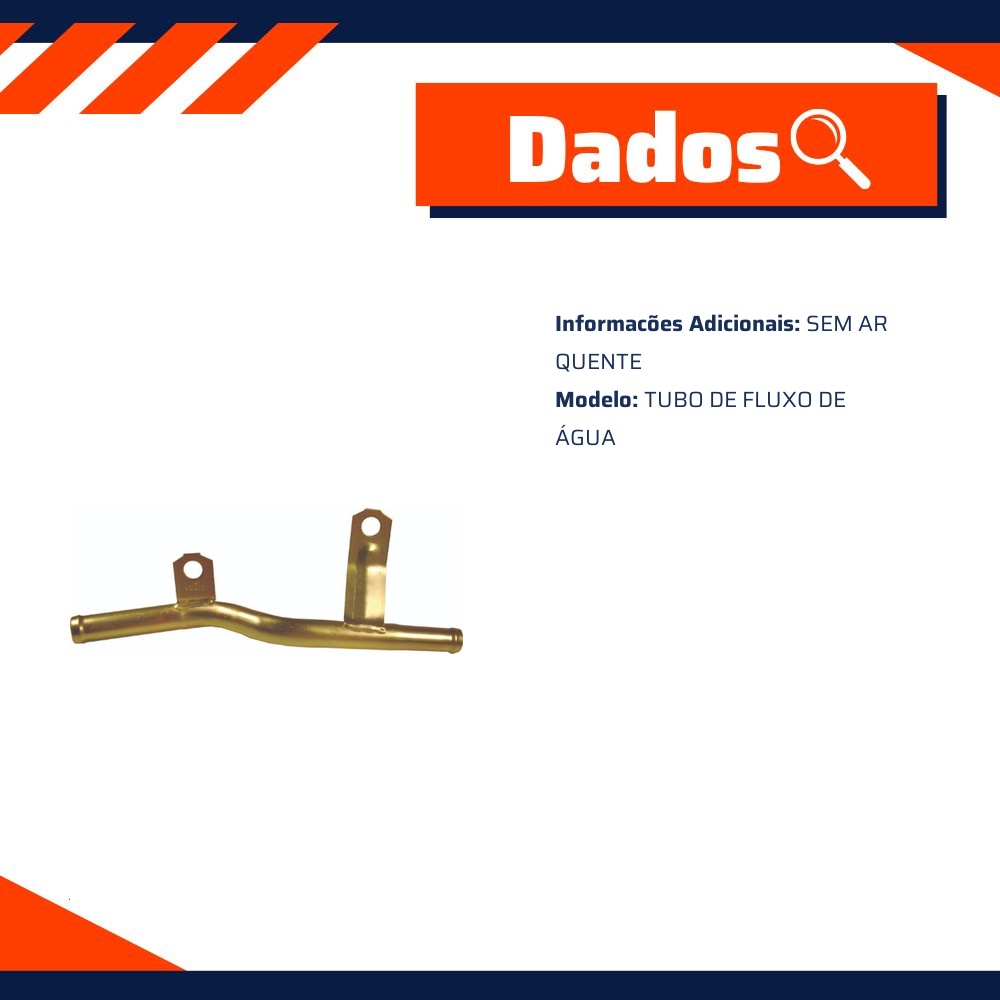 Tubo de Arrefecimento do Motor - Valclei - VC-303