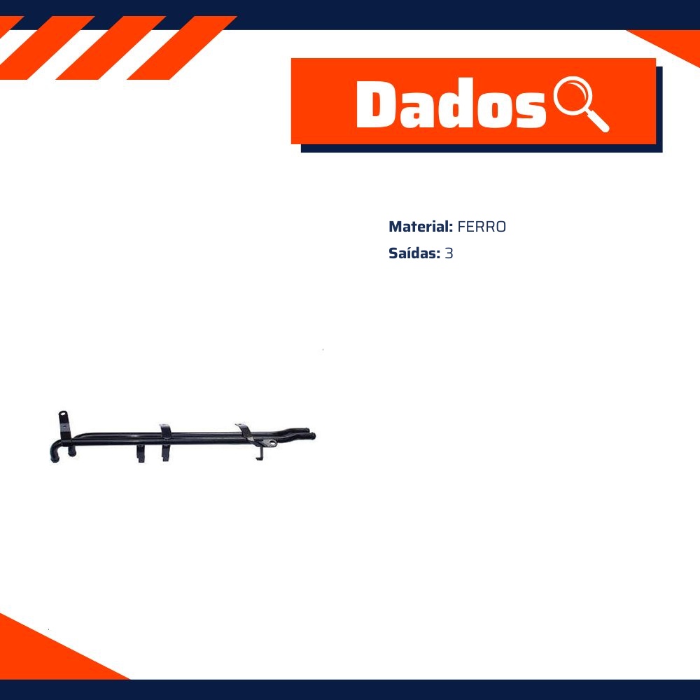 Tubo de Arrefecimento do Motor - Valclei - VC-400.A