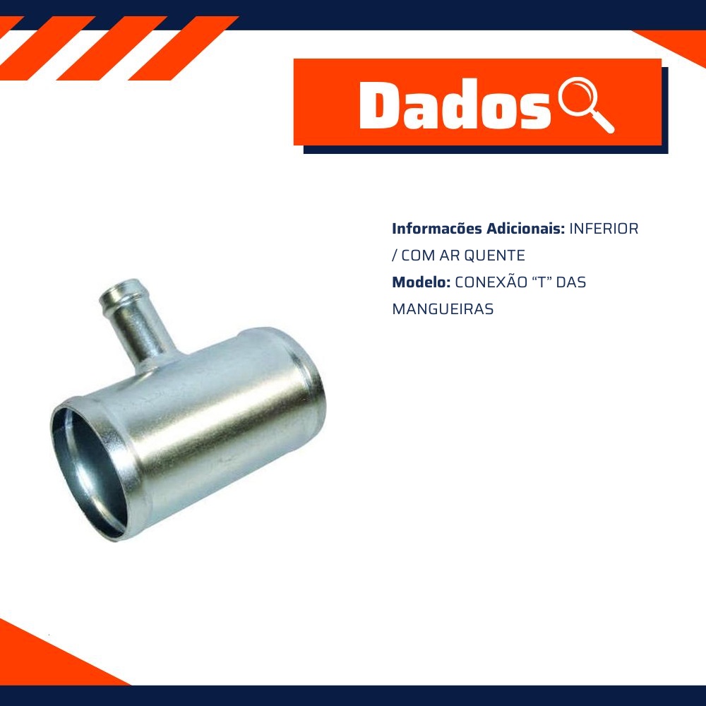 Tubo de Arrefecimento do Motor - Valclei - VC-402