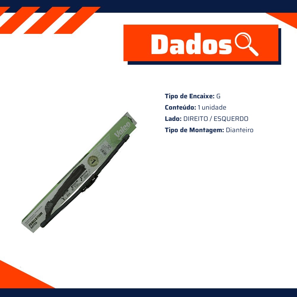 Palheta Limpador de Para-brisa - Valeo - 578405