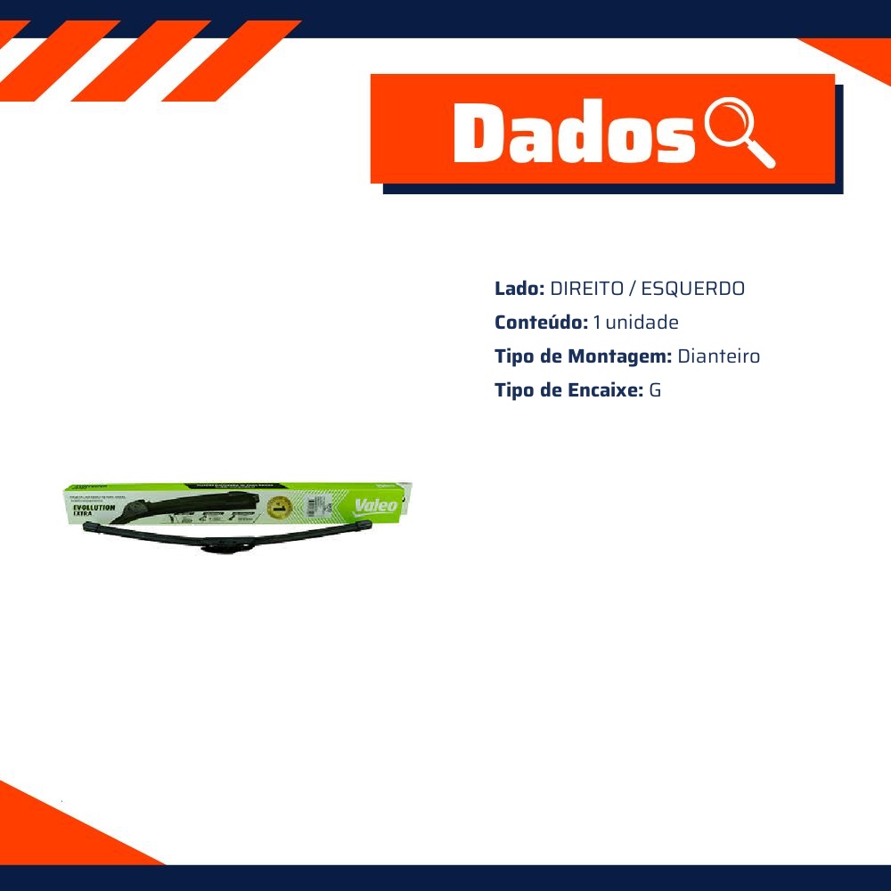 Palheta Limpador Para-brisa - Valeo - 578406