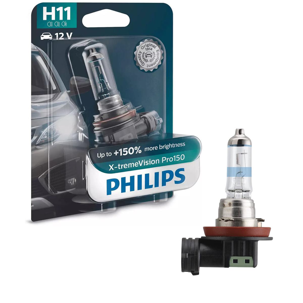 Lâmpada H11 55W X-Themevision Pro 150 - Philips - 12362XVPB1