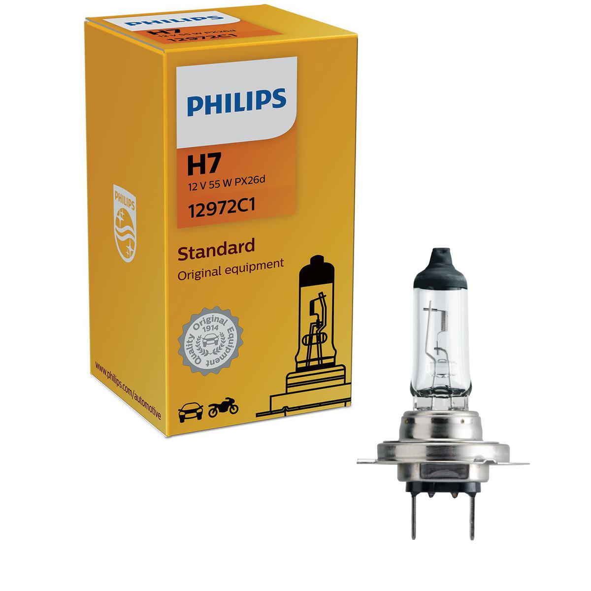 Lâmpada H7 Halógena 55W 12V - Philips - 12972C1