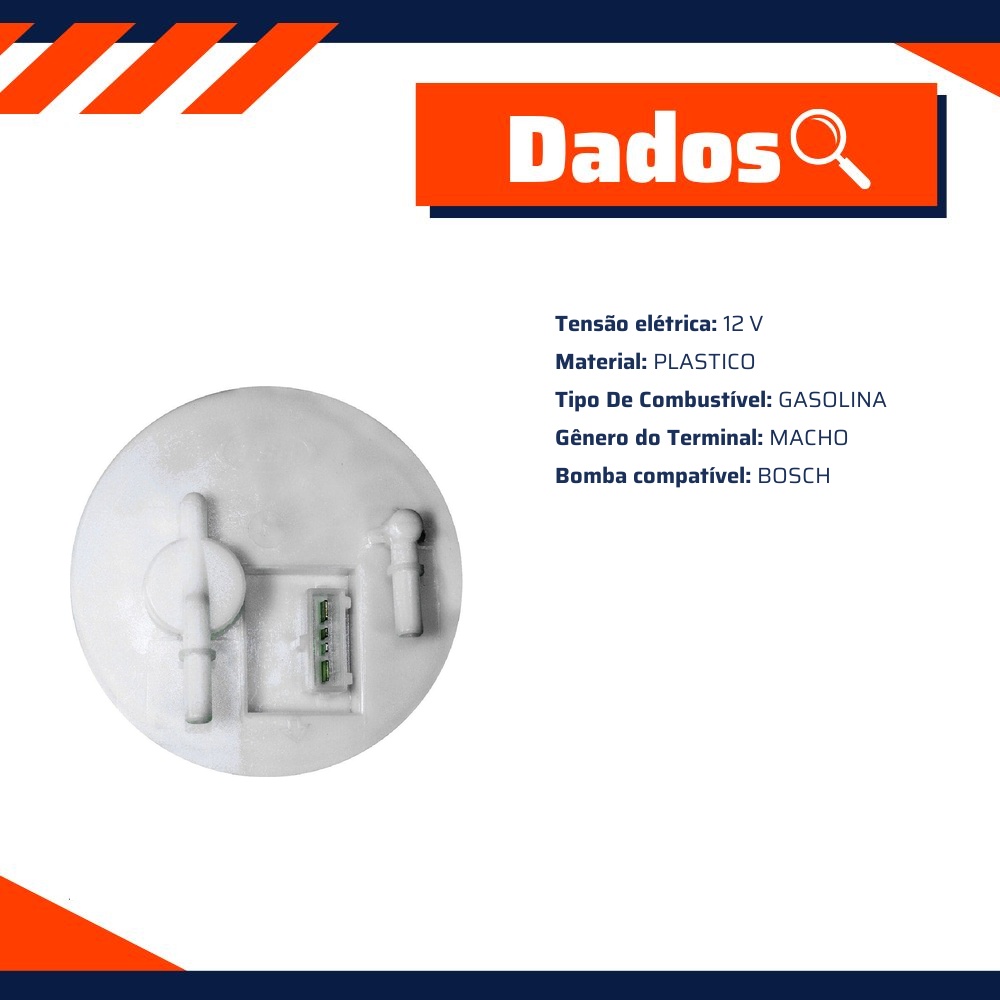 Flange da Bomba de Combustível Gasolina - TSA - T-030005