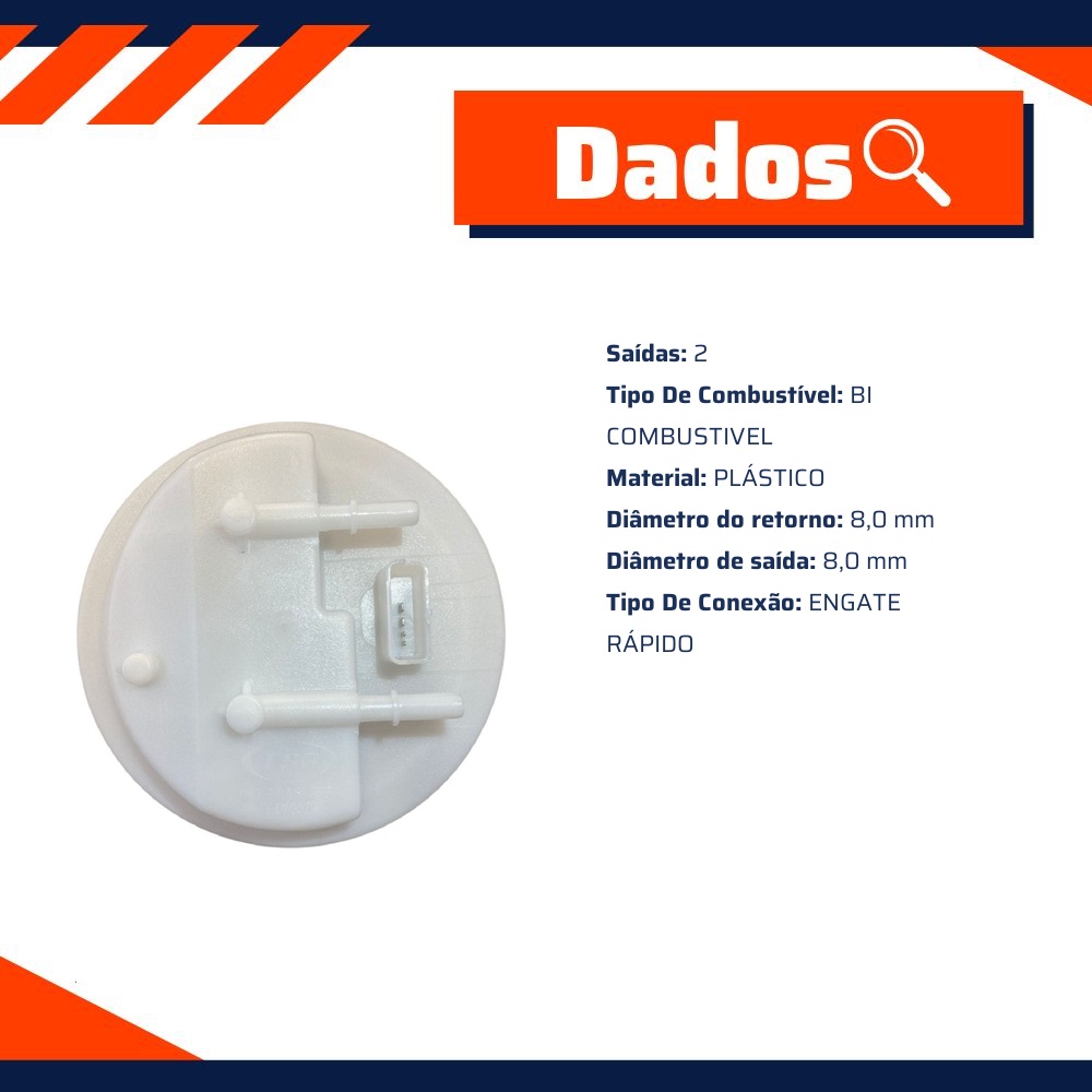 Flange da Bomba de Combustível - TSA - T-030079