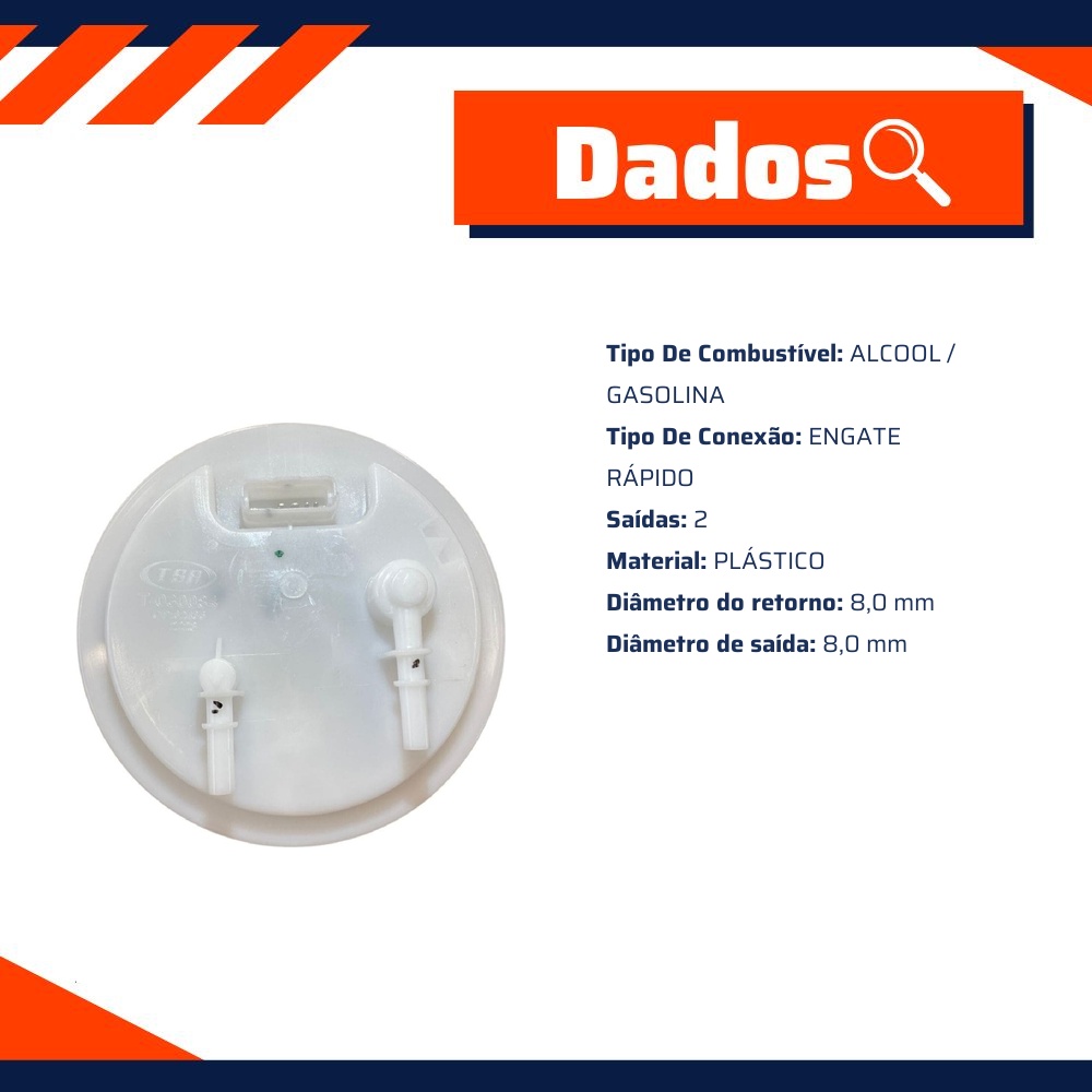 Flange da Bomba de Combustível - TSA - T-030084