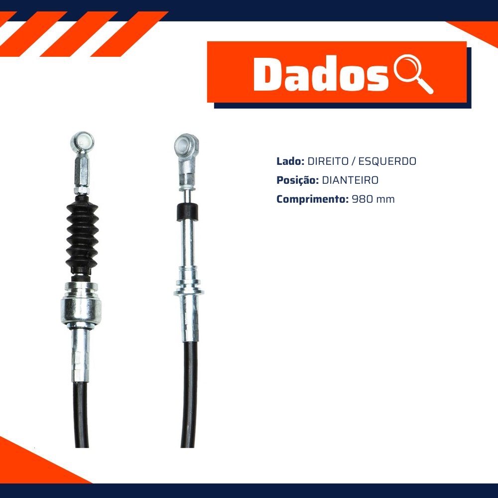 Cabo de Engate de Comando de Marcha para Fiat Fiorino e Uno - IKS - 3902