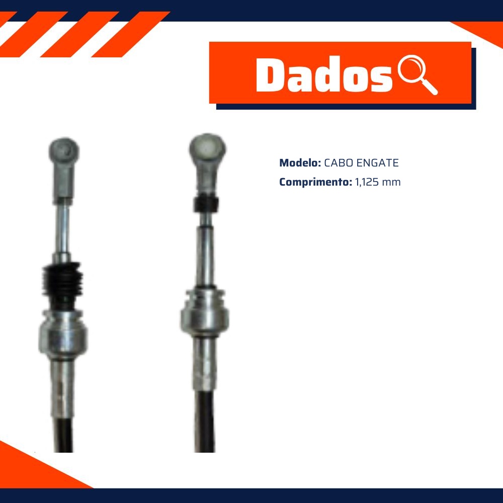 Cabo de Engate de Comando de Marcha para Fiat Doblo - IKS - 3908