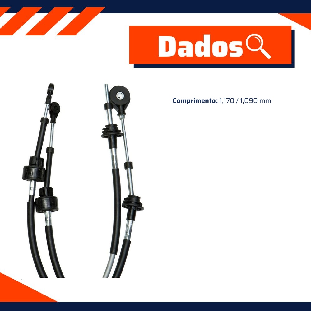 Cabo de Engate de Comando de Marcha para Chevrolet Celta e Prisma - IKS - 4900