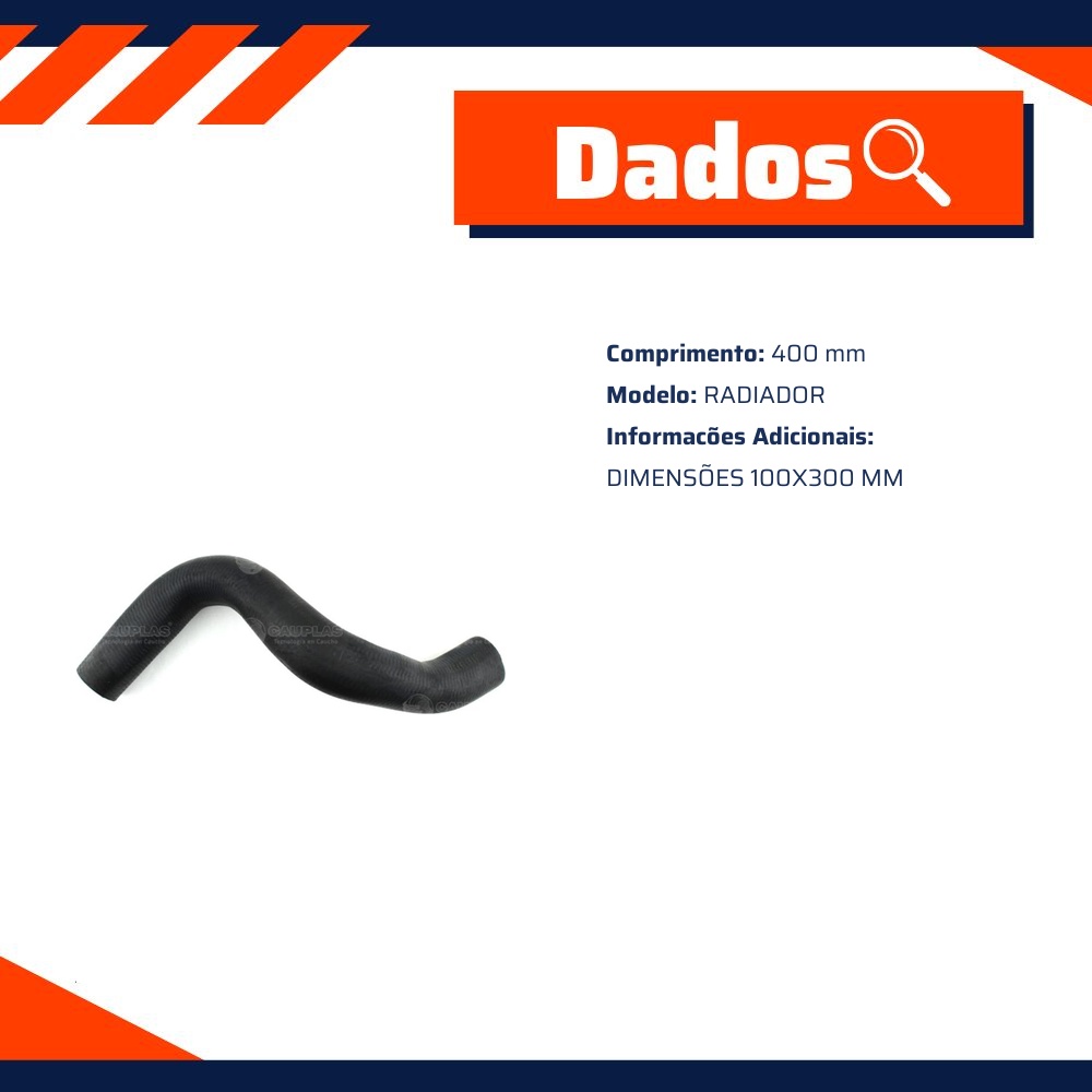 Mangueira do Radiador para Fiat Palio - Cauplas - 907545