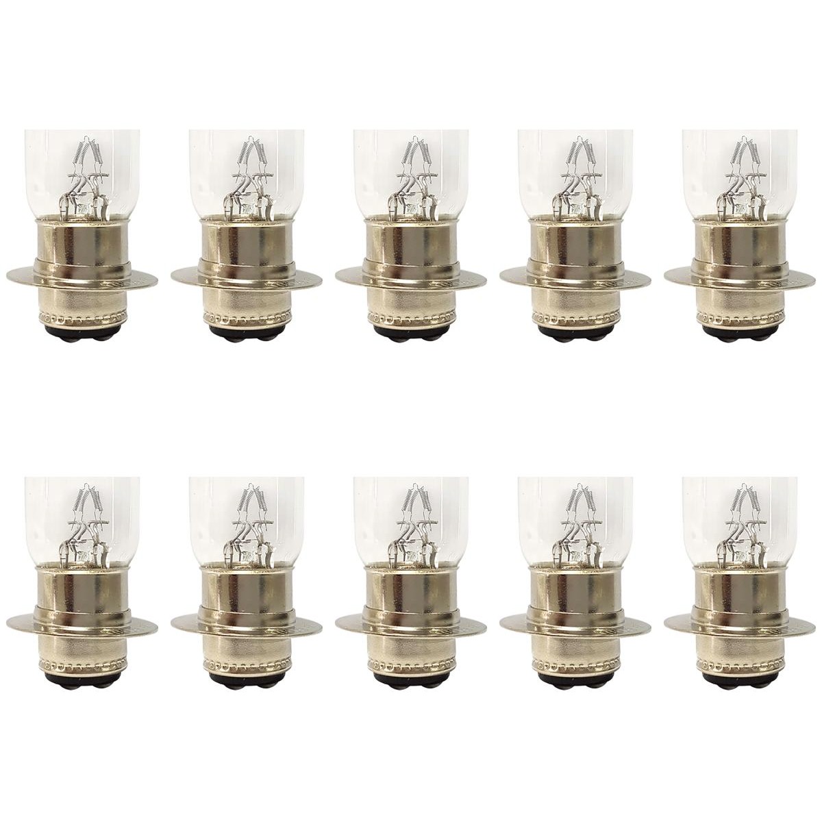 10 Lâmpadas Halógena 30/30W 12V T19 Px15D - Gauss - GL165T19