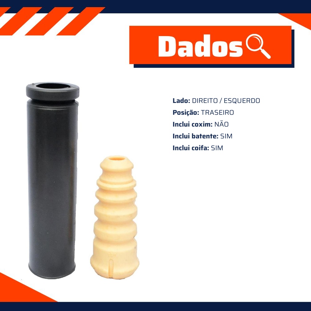 Kit de Reparo do Amortecedor Traseiro - Mobensani - MB4011