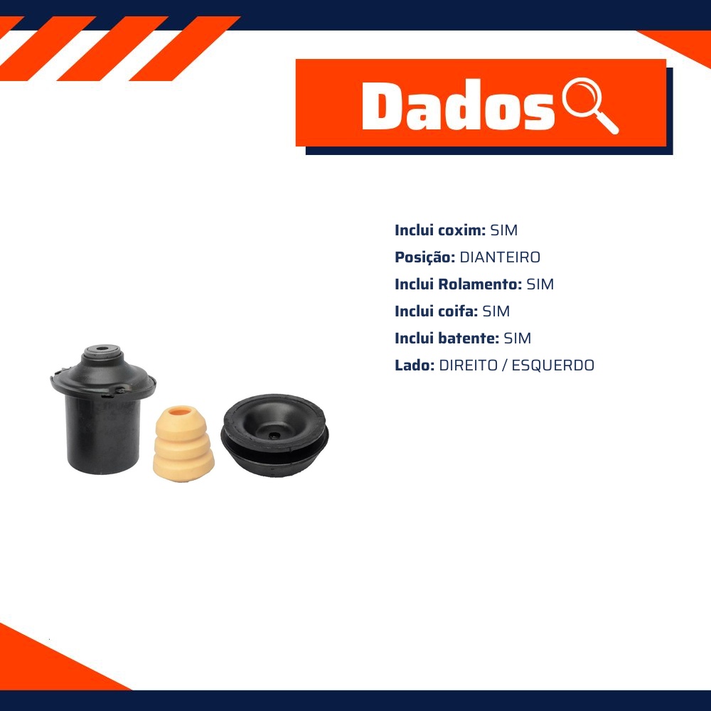 Kit de Reparo do Amortecedor Dianteiro - Mobensani - MB4021