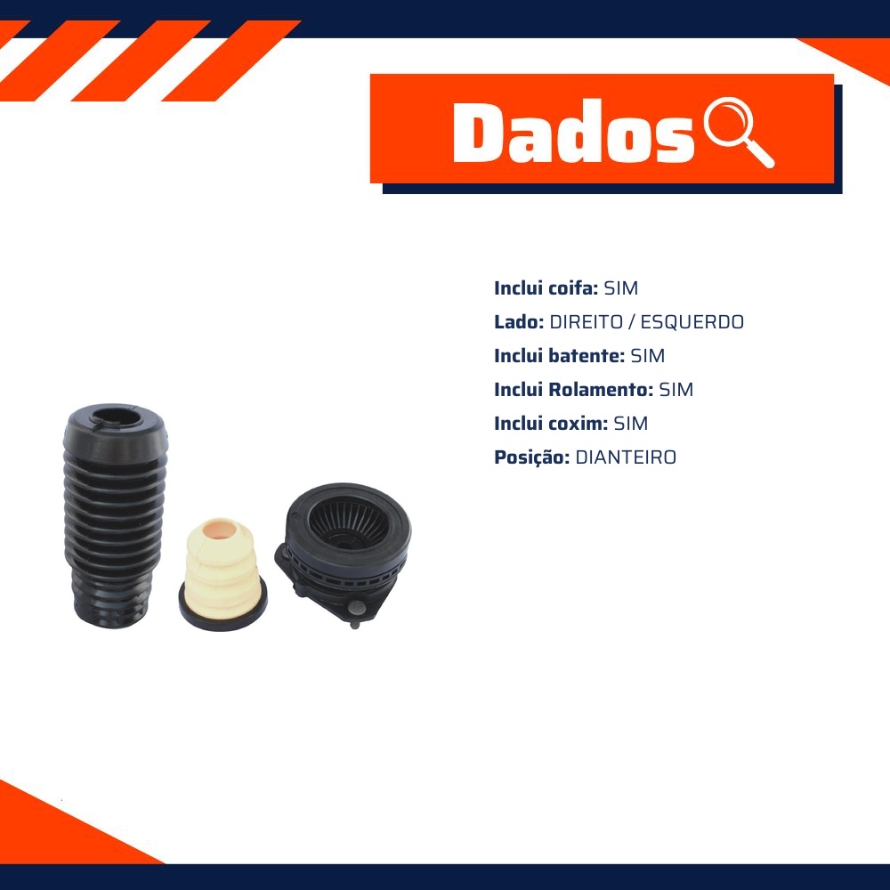 Kit de Reparo do Amortecedor Dianteiro - Mobensani - MB4051