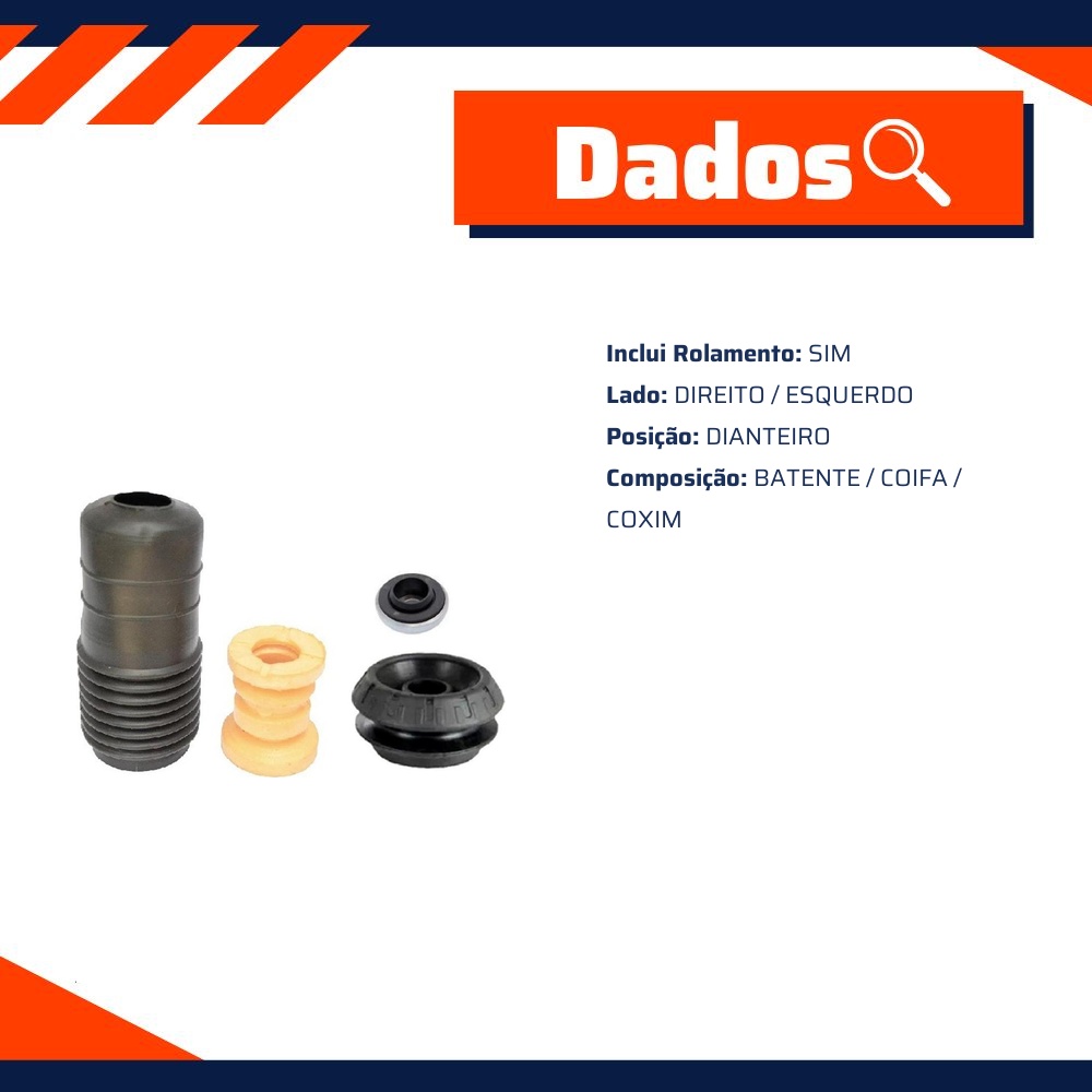 Kit de Reparo do Amortecedor Dianteiro - Mobensani - MB4203