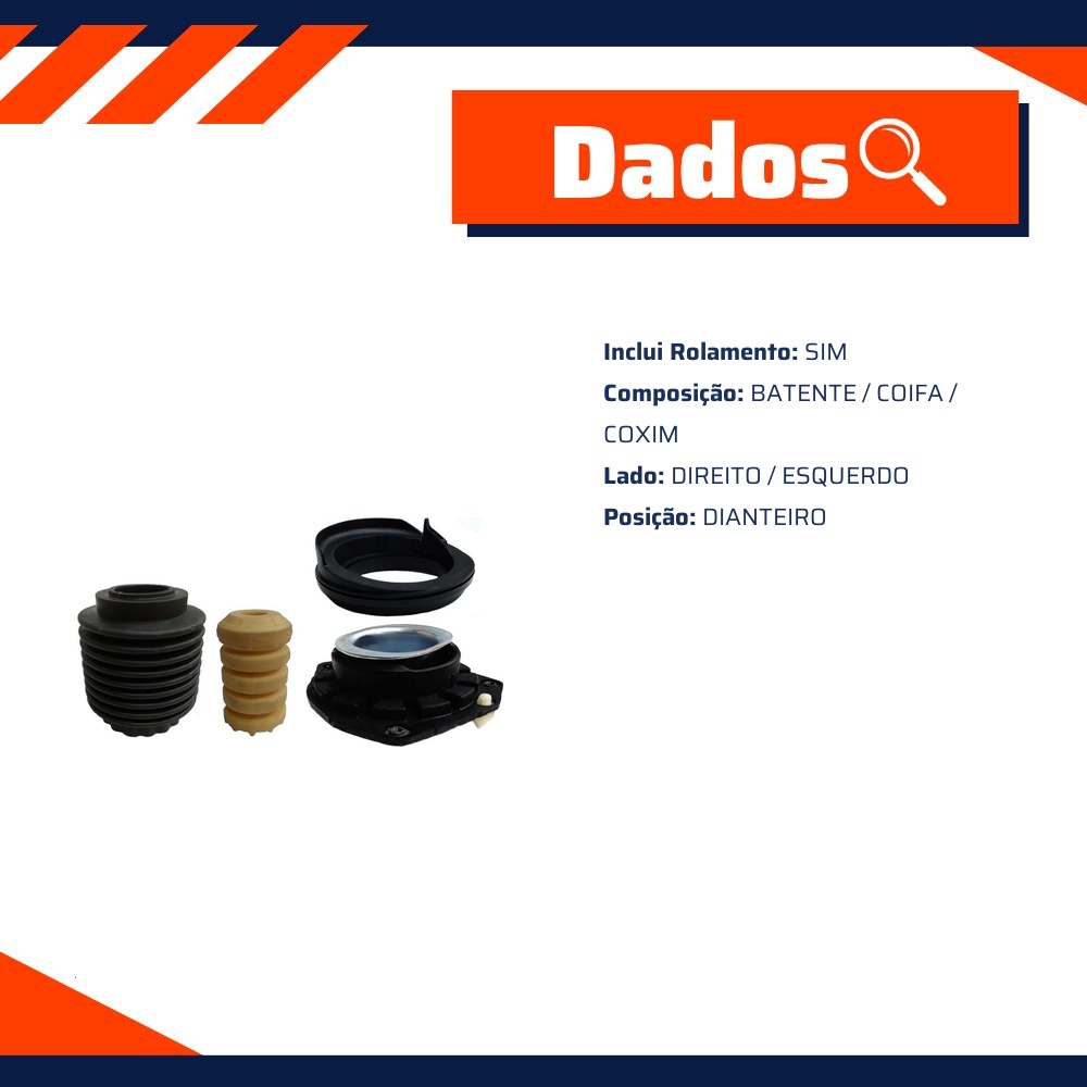 Kit de Reparo do Amortecedor Dianteiro - Mobensani - MB6038