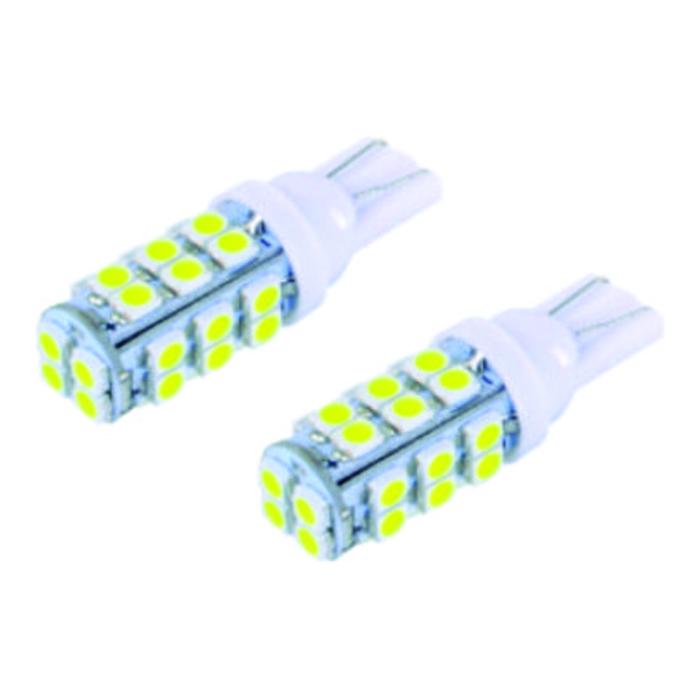 2 Lâmpadas T10 28 LEDs 12V Branca - Multiqualita - WDC0857
