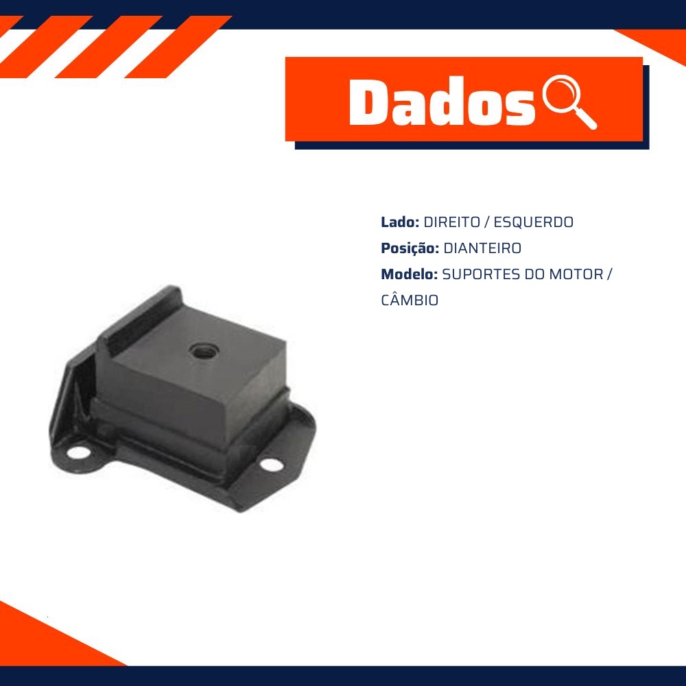 Coxim do Motor Dianteiro - Mobensani - MB1126