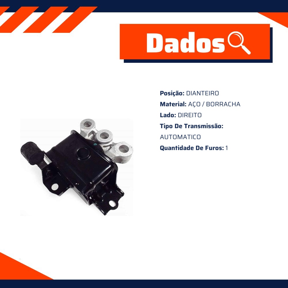 Coxim do Motor Dianteiro Direito - Mobensani - MB1259