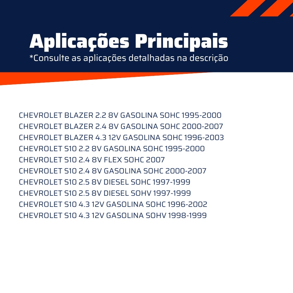 Tubo de Fluxo de Água do Motor para Chevrolet Blazer e S10 - Marvini - M-713
