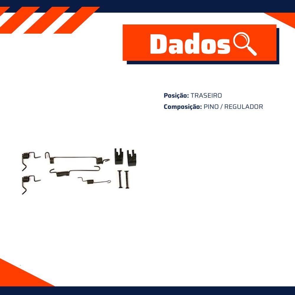 Reparo Sapata de Freio Traseira para Chevrolet Celta e Prisma - Kit & Cia - 15100