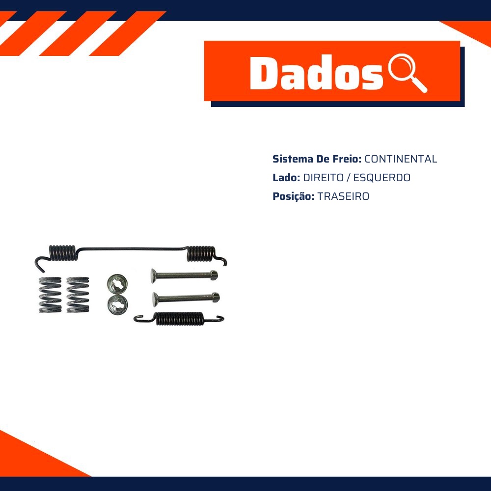 Reparo Sapata de Freio Traseira para Fiat Grand Siena e Palio - Kit & Cia - 15472
