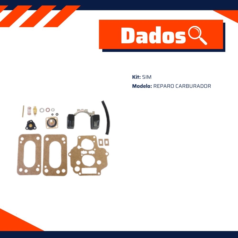 Kit de Reparo do Carburador - Vogel - 22461