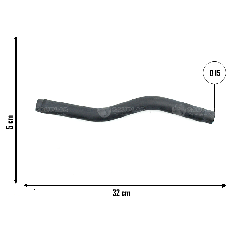Mangueira de Ar do Motor para Volkswagen Gol - Cauplas - 3458