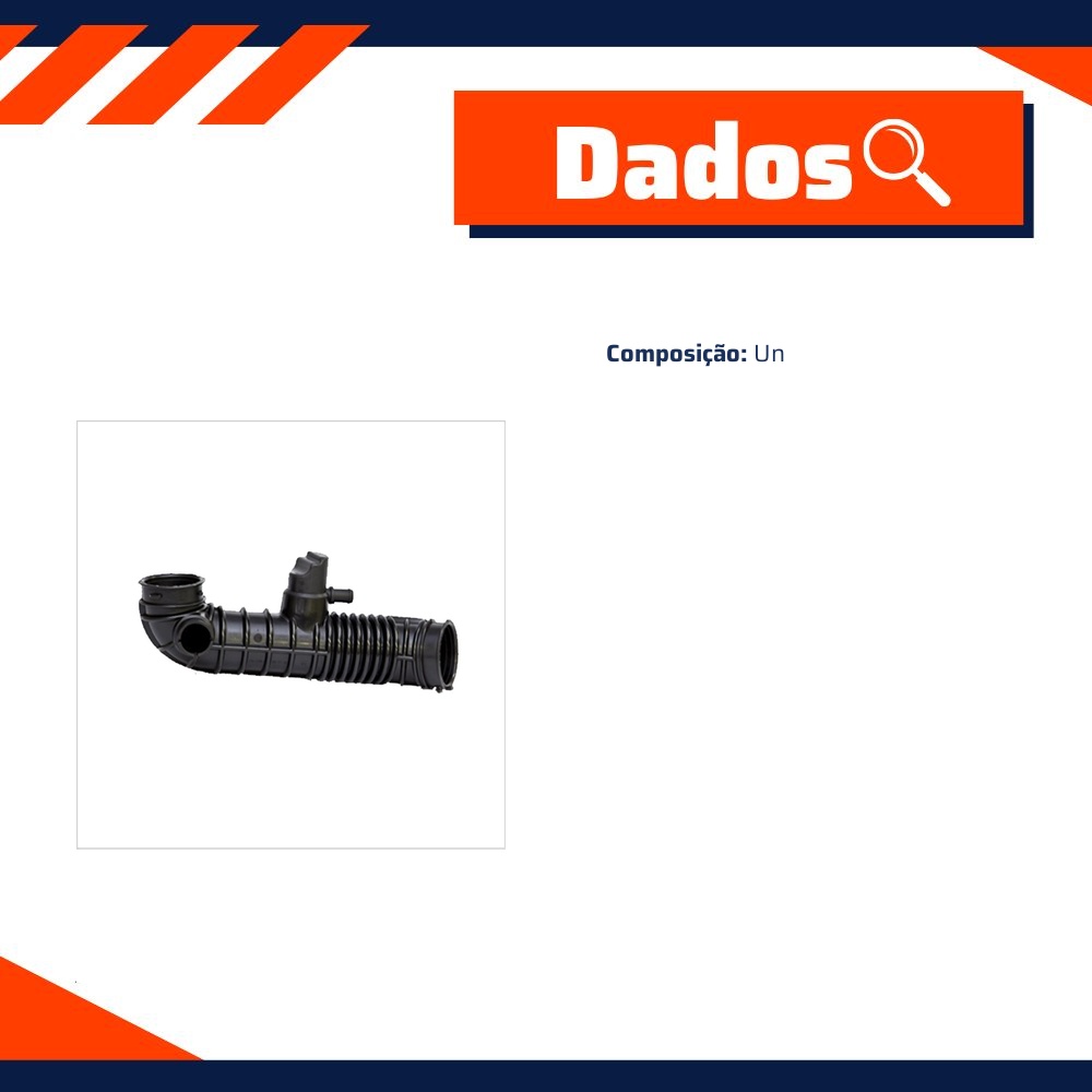 Mangueira de Ar do Motor para Chevrolet COBALT e Spin - Controil - C-9021