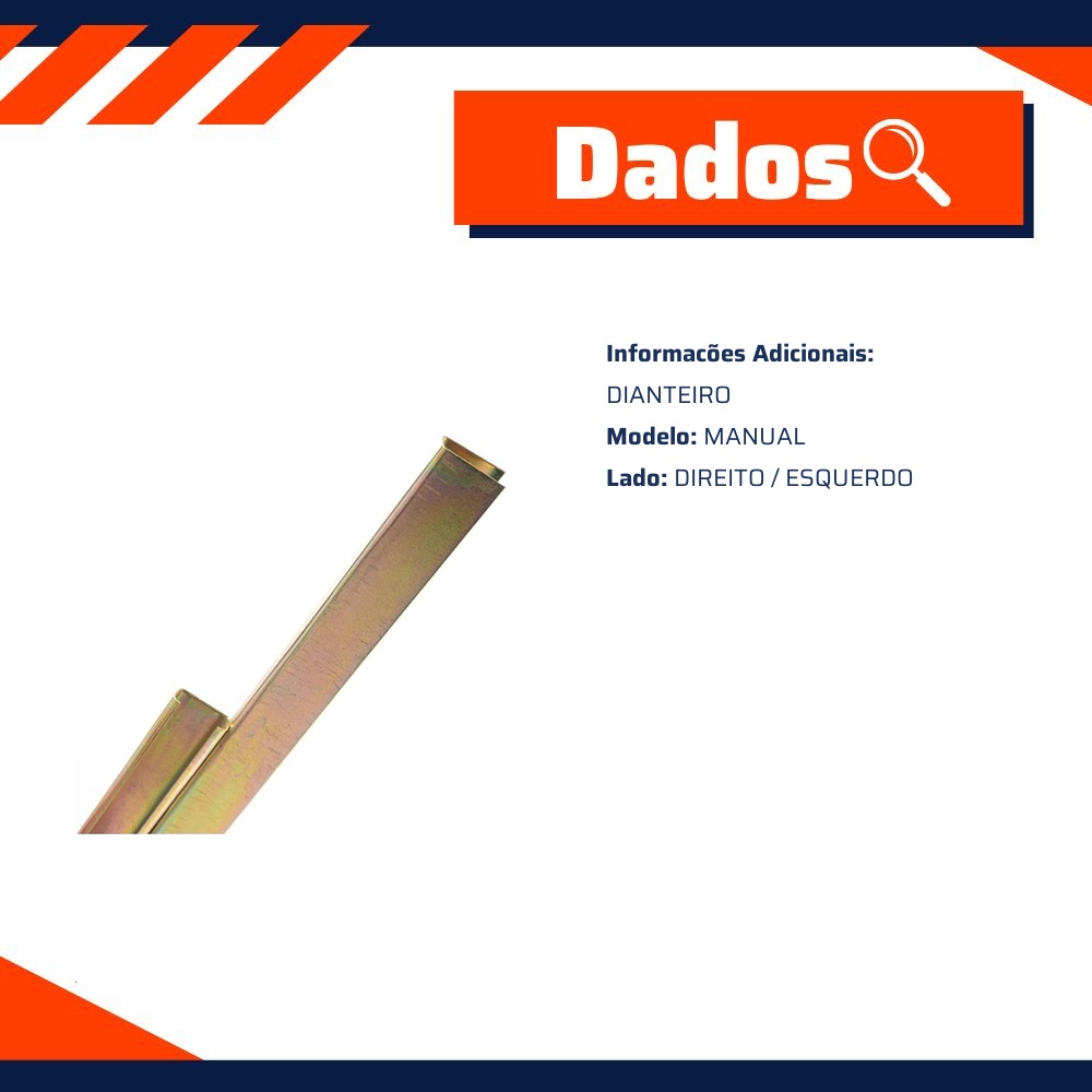 Suporte do Vidro Dianteiro Manual - Micro - 30.258