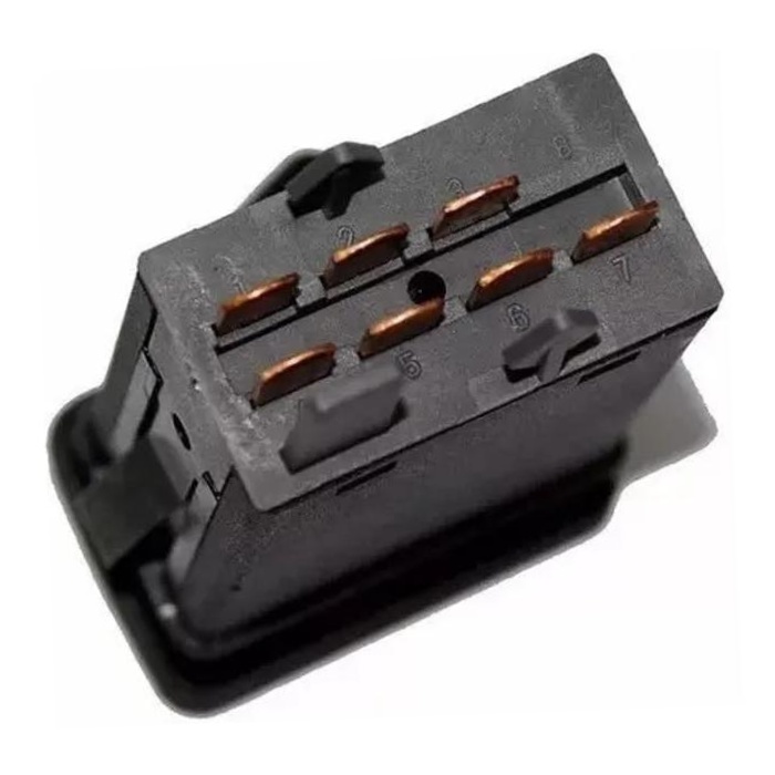 Interruptor Pisca Alerta 7 Terminais Chave Comutadora para Volkswagen Bora e Golf - DNI - DNI 2113