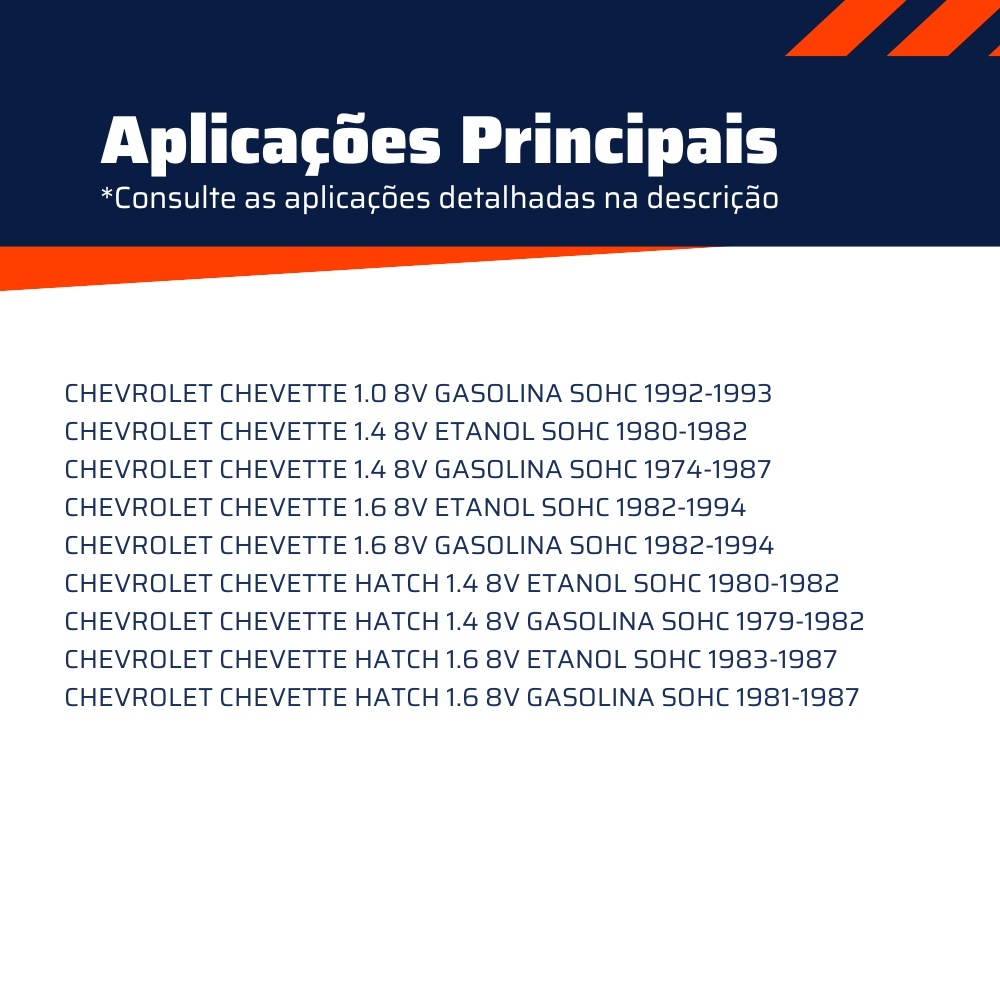 Kit de Reparo da Pinça de Freio Dianteiro para Chevrolet Chevette e Chevette Hatch - Kit & Cia - 15018
