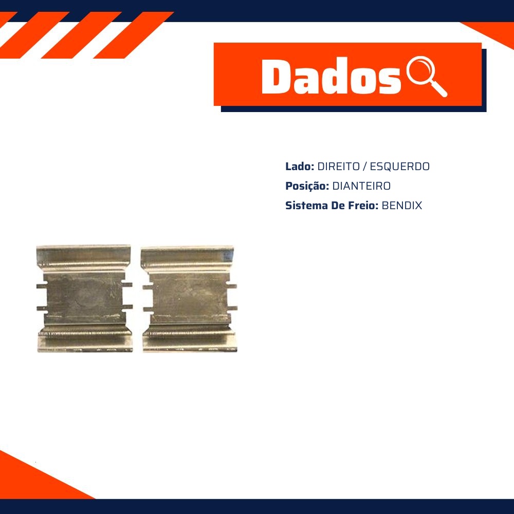Kit Reparo da Pinça Freio Dianteiro - Kit & Cia - 15038