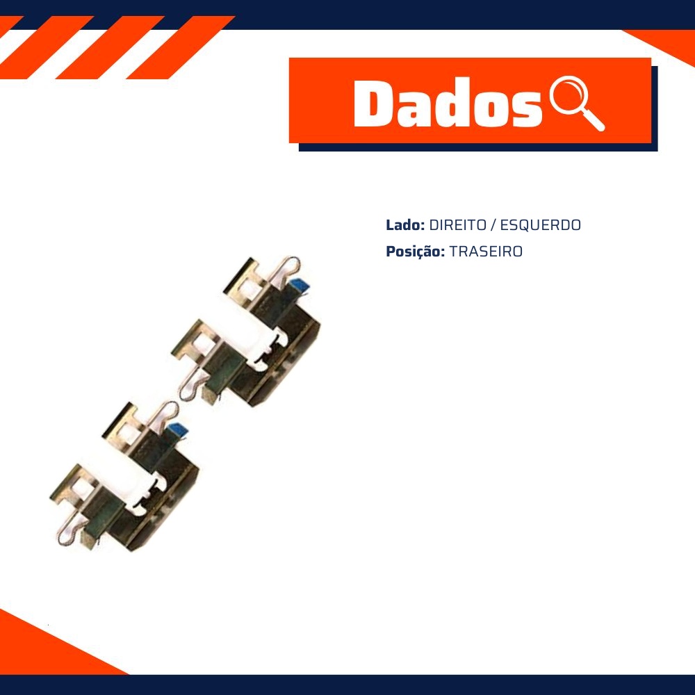 Kit de Reparo da Pinça de Freio Traseiro para Ford Fusion - Kit & Cia - 15053