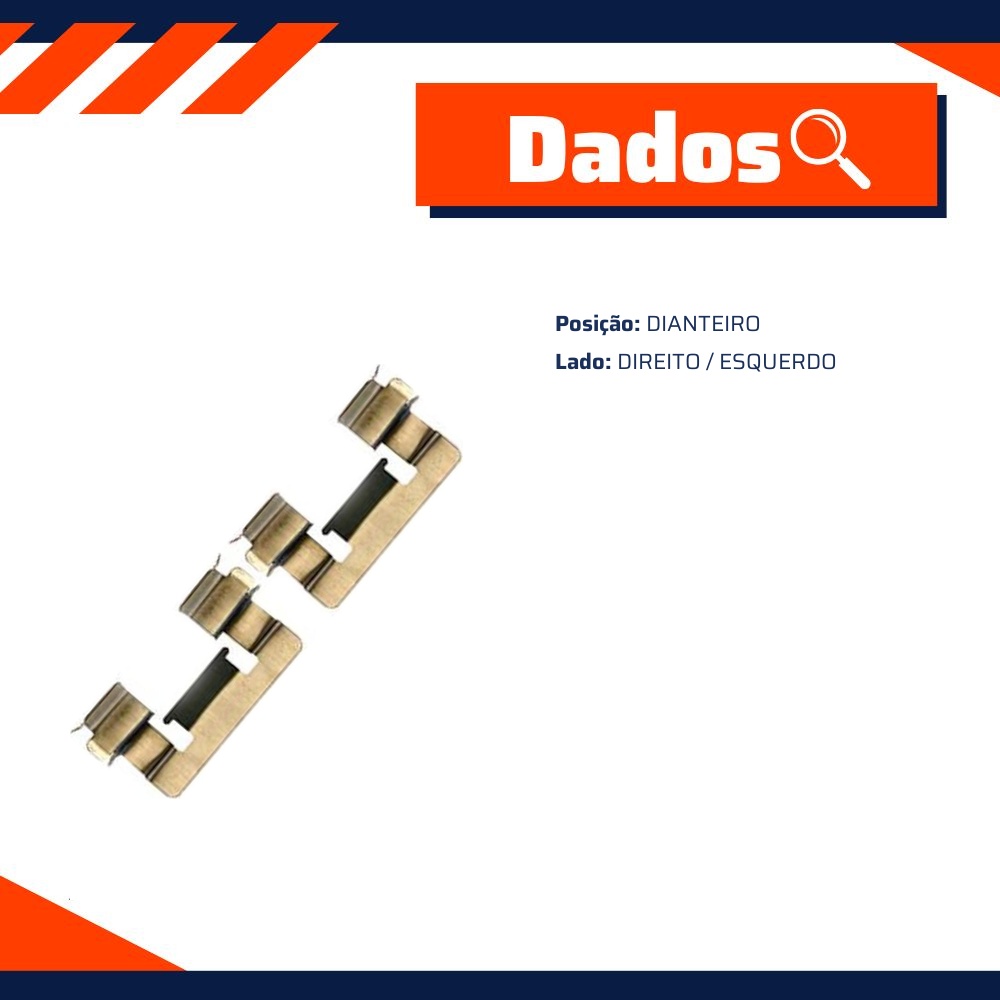 Kit de Reparo da Pinça de Freio Dianteiro para Toyota Corolla e Fielder - Kit & Cia - 15072