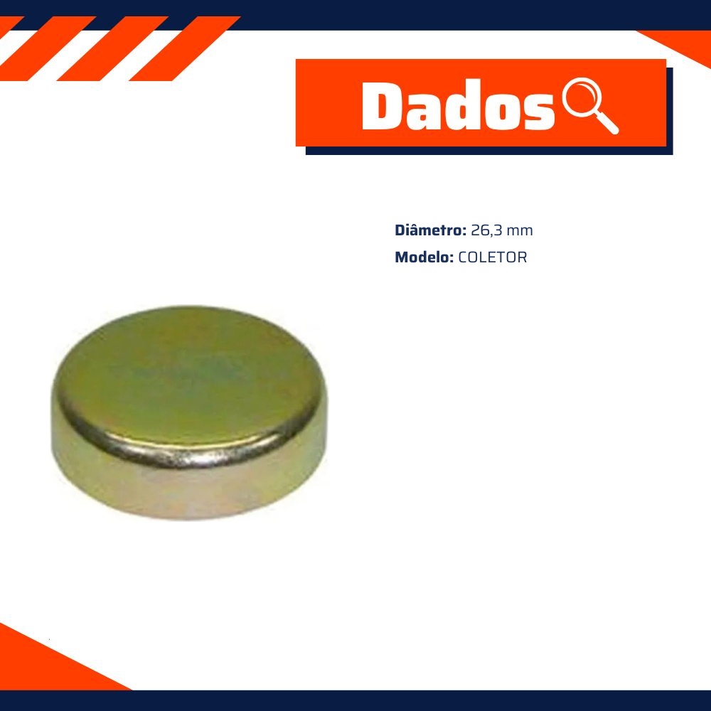 Selo do Bloco do Motor 26,3 mm - Nevescar - NV-074