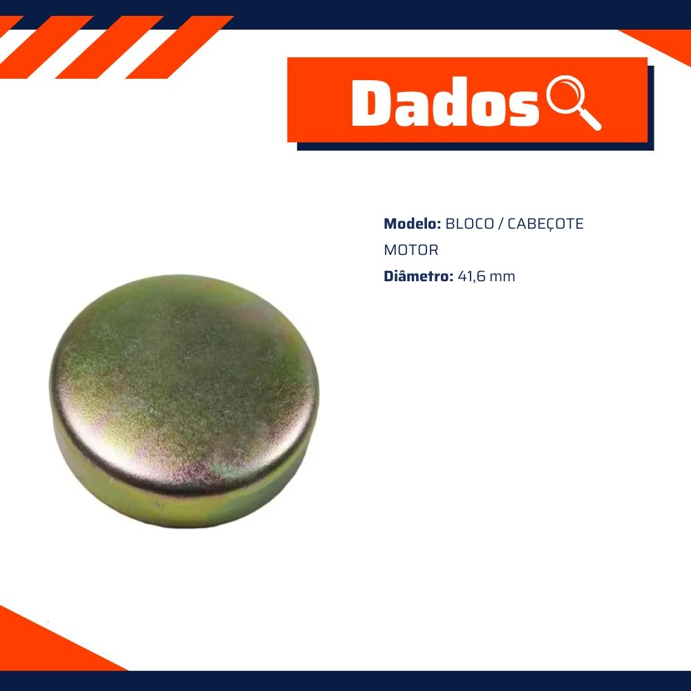 Selo do Bloco do Motor 41,6 mm - Nevescar - NV-174