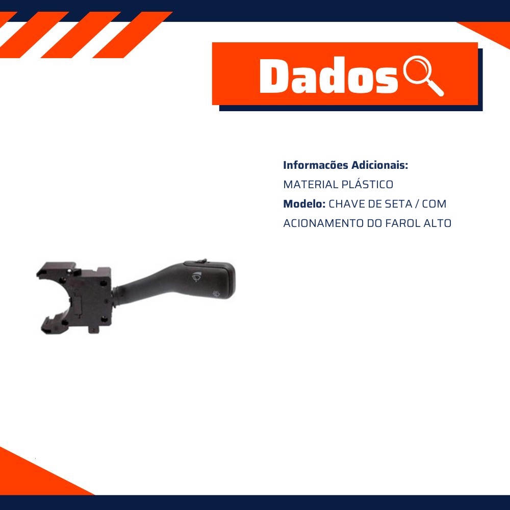 Chave do Limpador de Para-brisa - Diretec - DTC1132