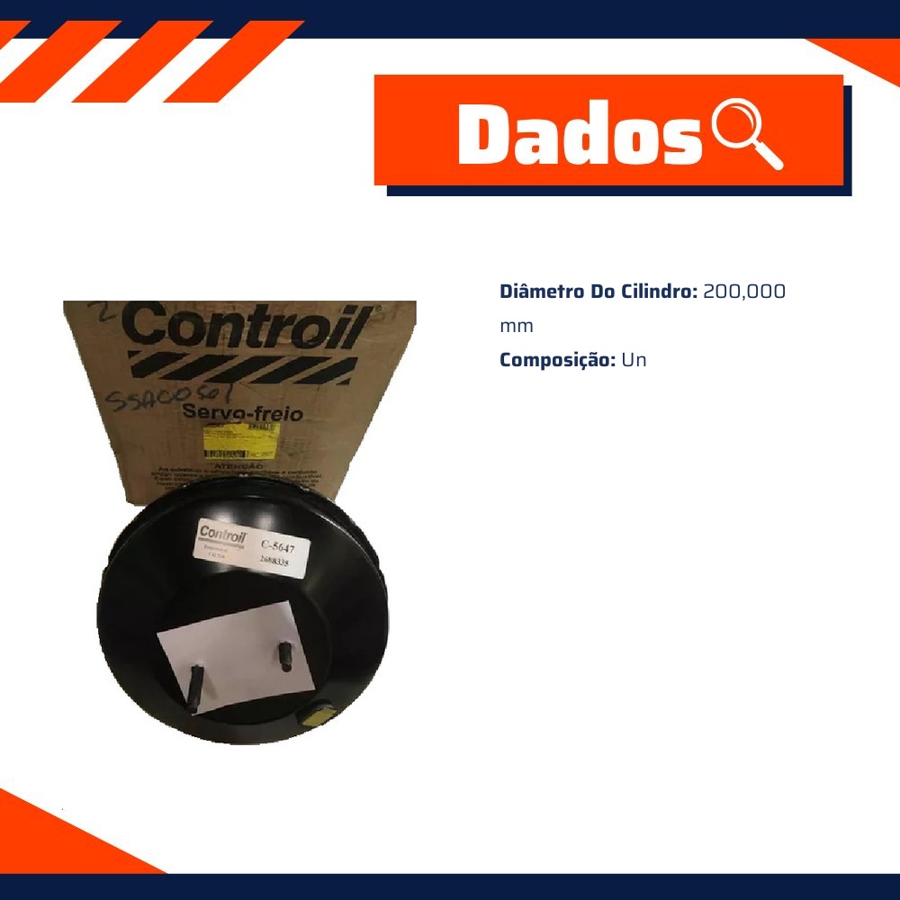 Servo Freio para Chevrolet Corsa Sedan e Corsa Wagon - Controil - C-5647