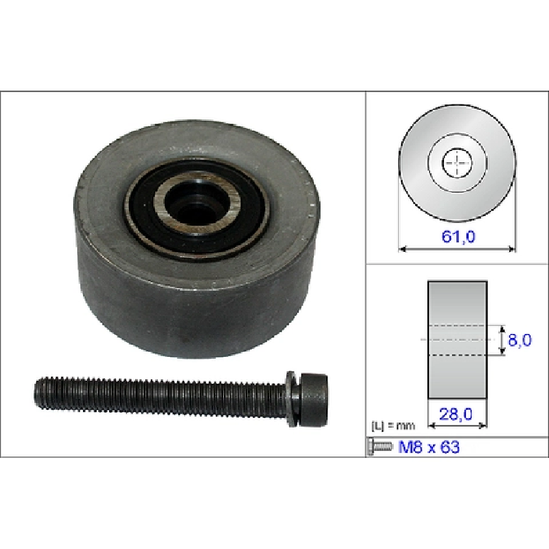 Polia Tensora - INA - 5320472100