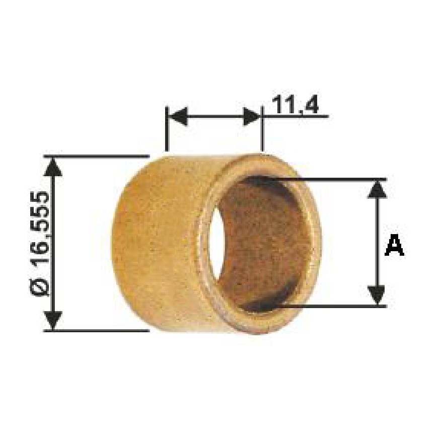 Bucha para Motor de Partida 10 Unidades - Unifap - BC1-0009-02