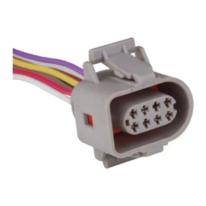 Chicote do Atuador da Marcha Lenta 12V 8 Vias Plástico Fêmea para Volkswagen Parati - TC Chicotes - TC 108.1068