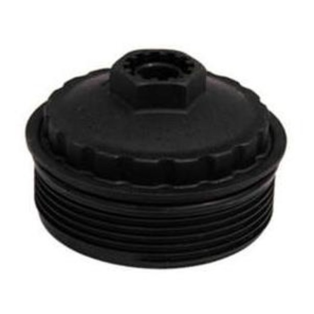 Copo do Filtro de Óleo Plástico Rosqueável Preto com Anel - Valclei - CO-2009