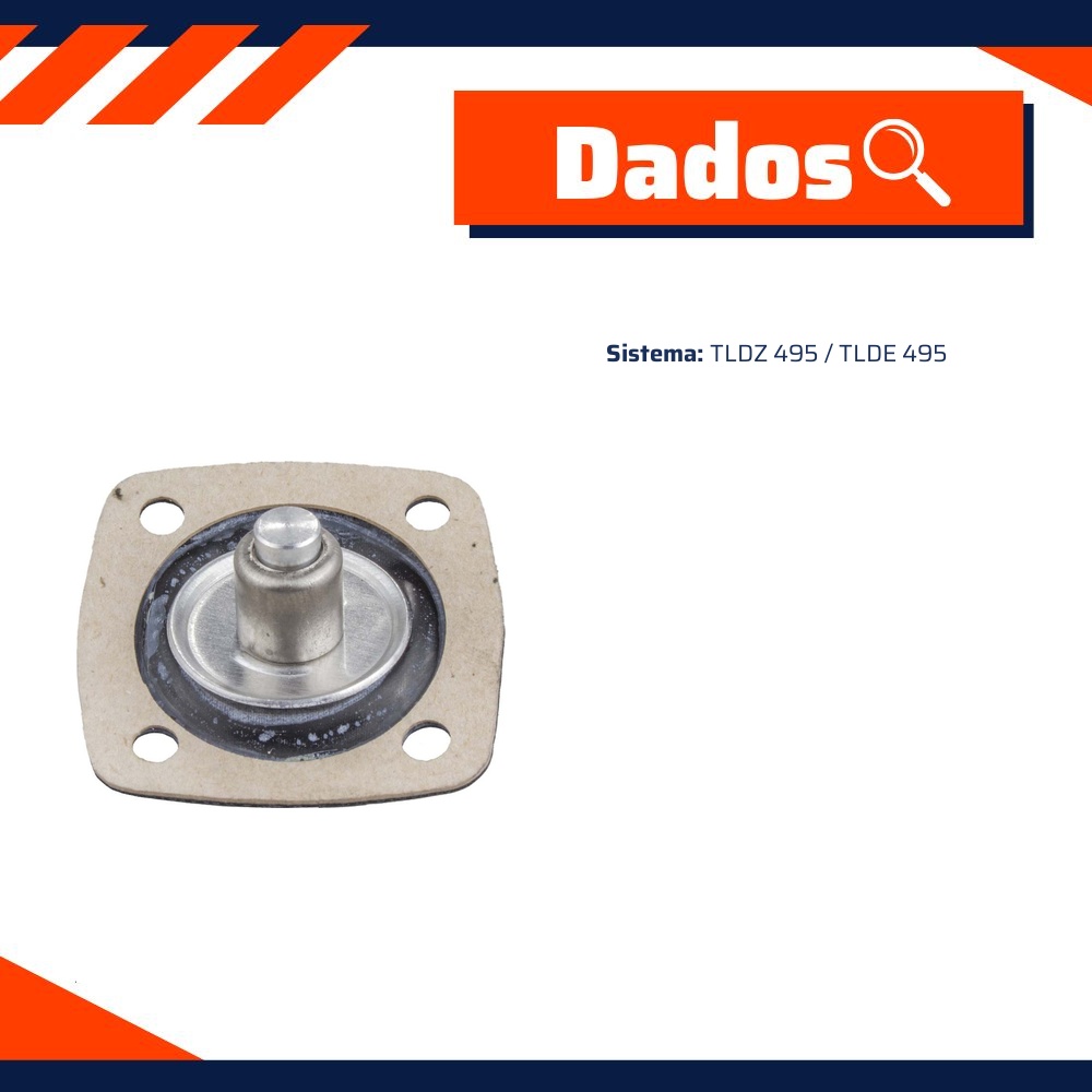 Diafragma do Carburador TLDZ 495 / TLDE 495 - Vogel - 6048