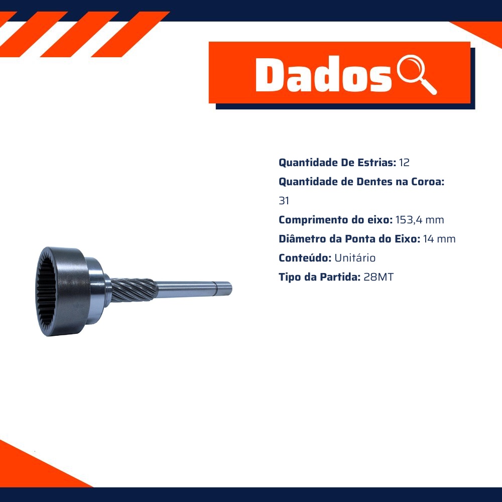 Planetária para Motor de Partida - Unifap - 14.357