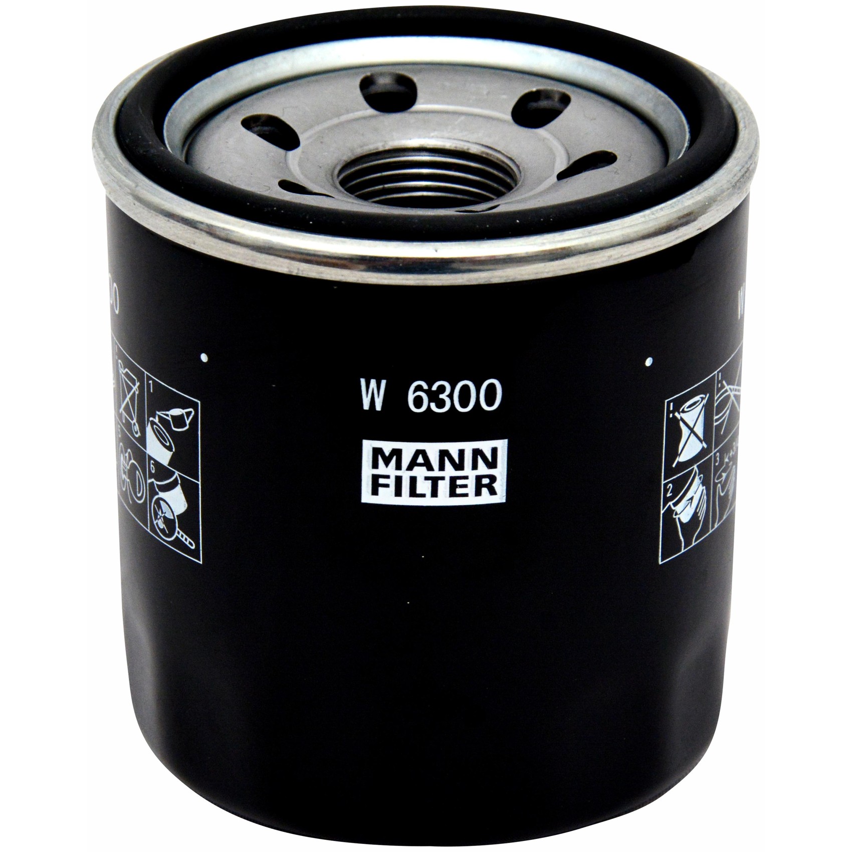 Filtro Blindado de Óleo Lubrificante para Hyundai HB20 e KIA Picanto - Mann-Filter - W6300