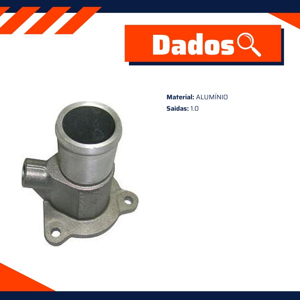 Flange do Termostato em Alumínio - Valclei - VC-662.B